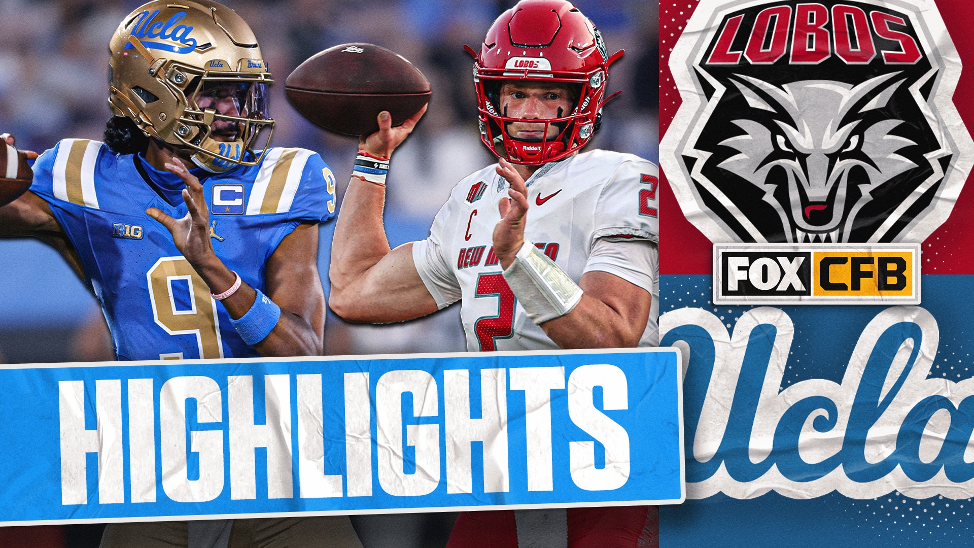 Lobos New Mexico در مقابل Highights UCLA Bruins | پای کالج فاکس