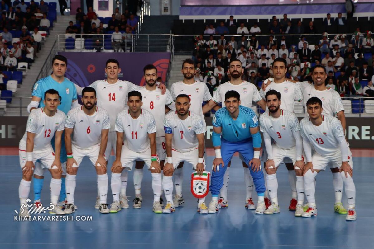گروه فوتسال ایران با مراکش، افغانستان و تاجیکستان
