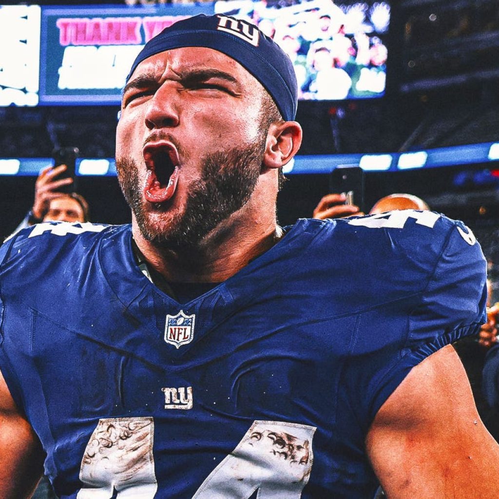 "این یک جانور است": CAM Skattebo با شارژ سخت غولها را از بین می برد