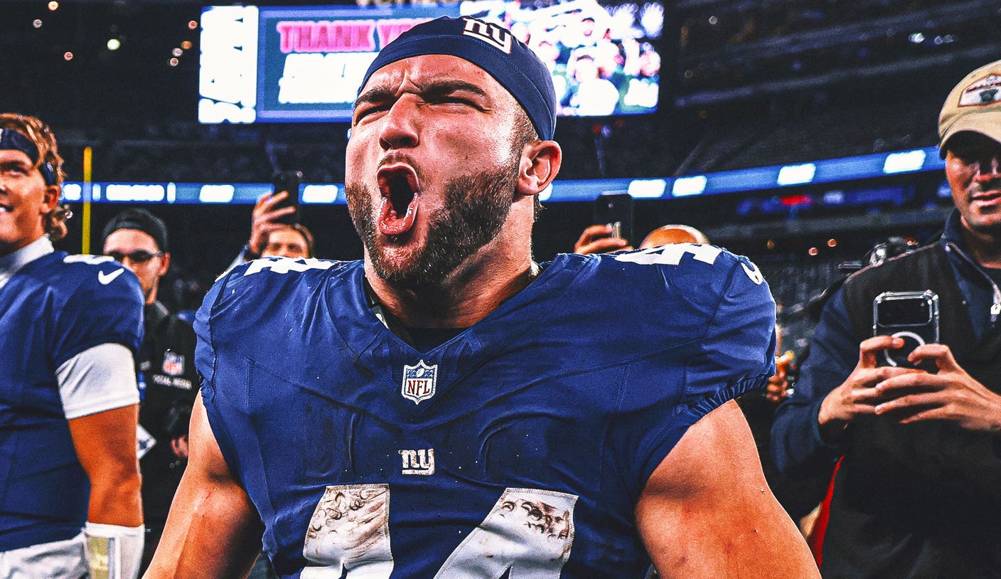 "این یک جانور است": CAM Skattebo با شارژ سخت غولها را از بین می برد