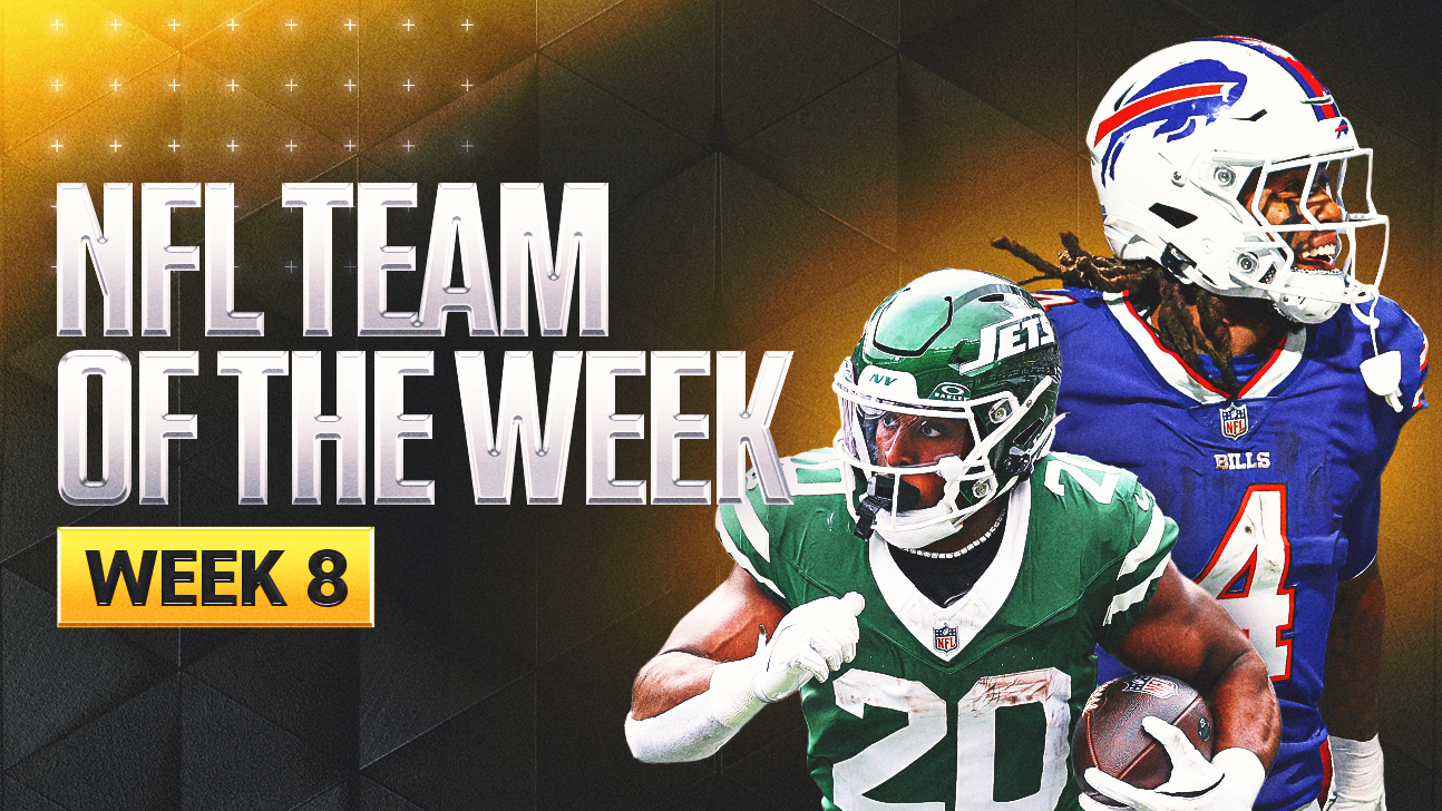NFL Week 8 Team of Week: ستاره های دویدن پشتی. جردن لاو یکشنبه شب را شگفت زده می کند